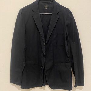 J. Crew Midnight Blue Cotton Blazer